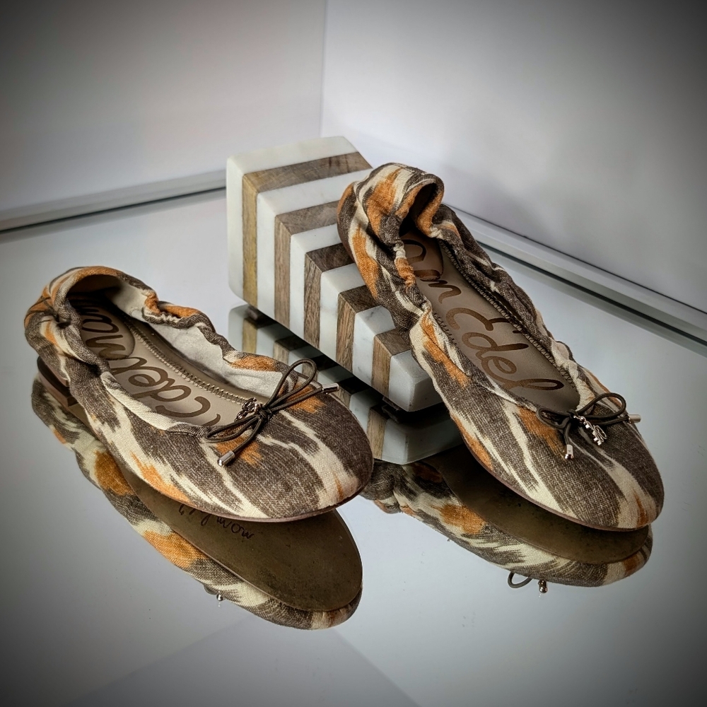 Sam Edelman Animal Print Flats